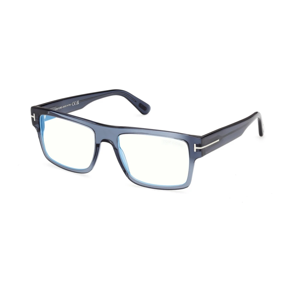 Tom Ford Men's Blue Glasses, 55 Mm, Eyeglasses