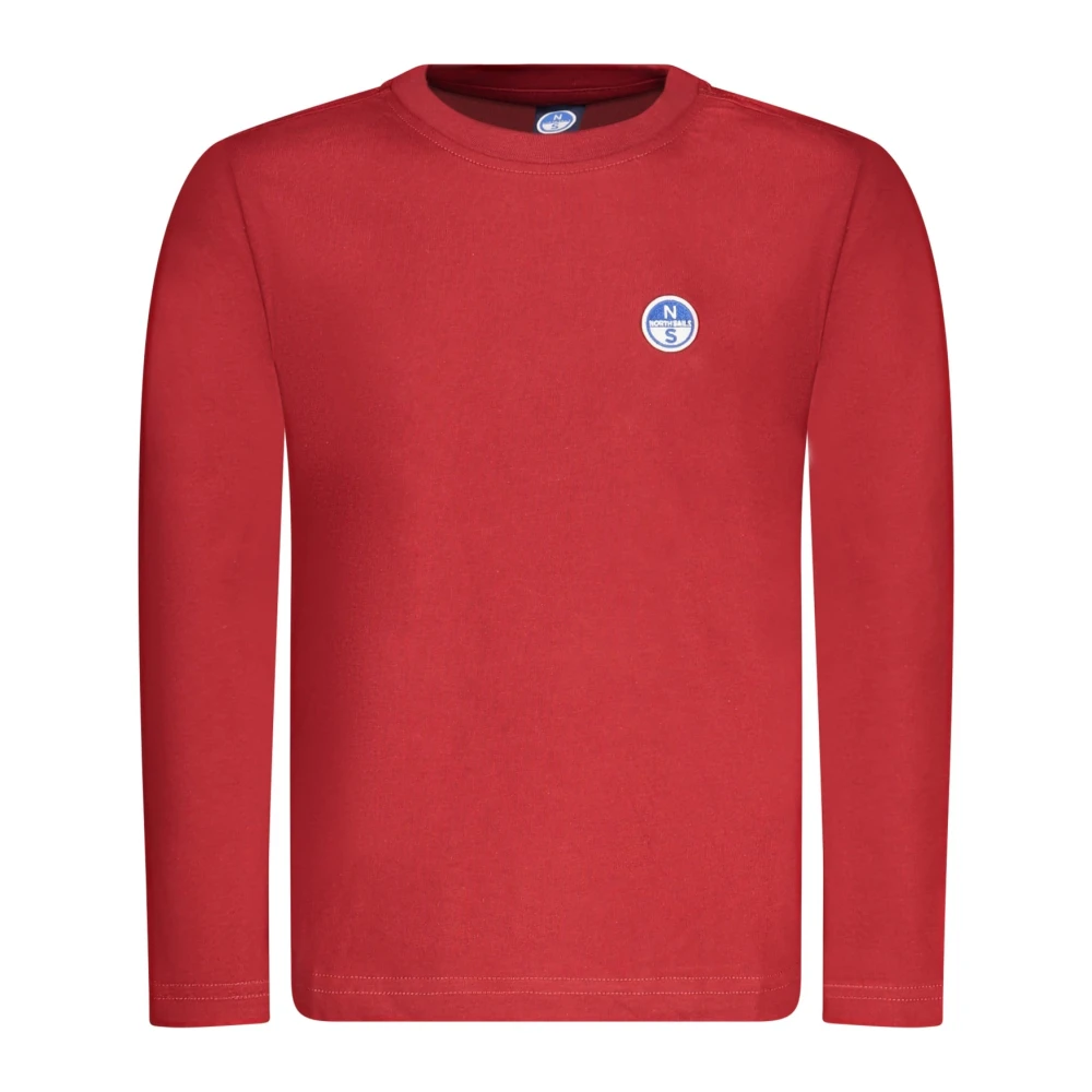 North Sails Boys Red Kids Short Sleeve T-Shirts, 6 Y, Long-Sleeved T-Shirt