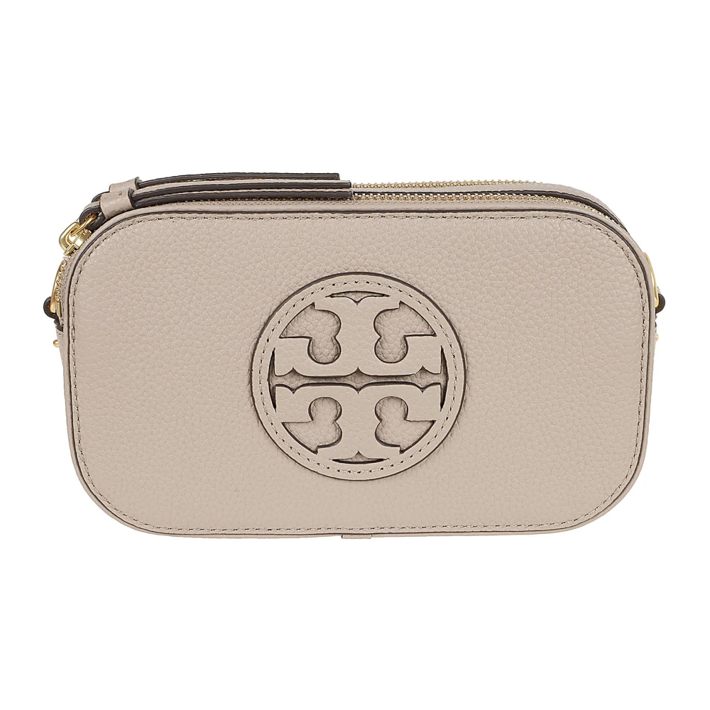 TORY BURCH Verse Klei Mini Crossbody Tas Beige Dames