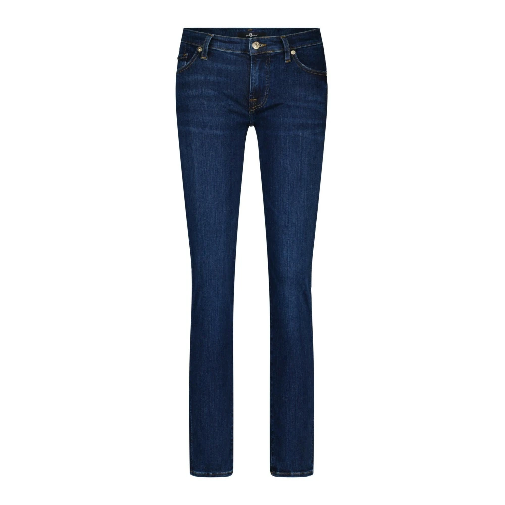 7 For All Mankind Skinny Jeans Blue Dames