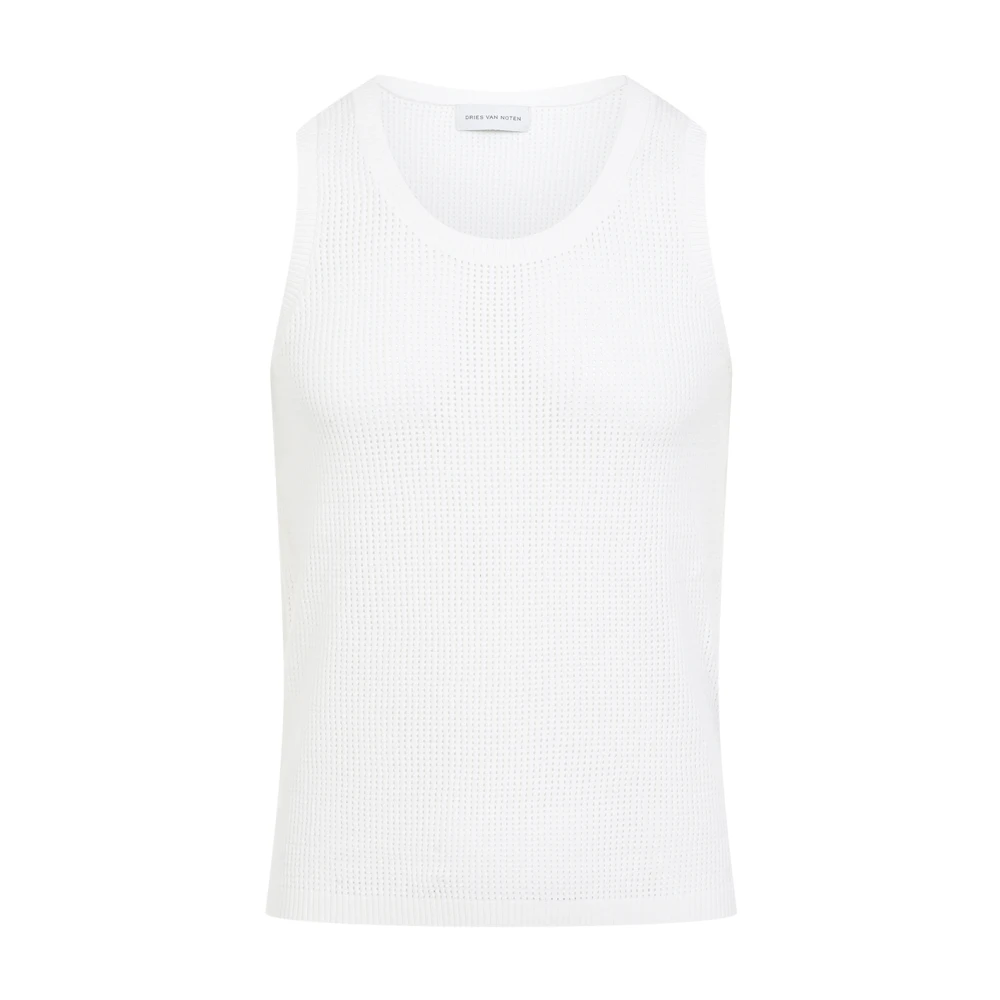 Dries Van Noten Witte Topwear voor Mannen White Heren