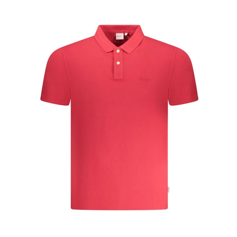 Pepe Jeans Men's Red Polo Shirt - Polo Shirts - M - Tops
