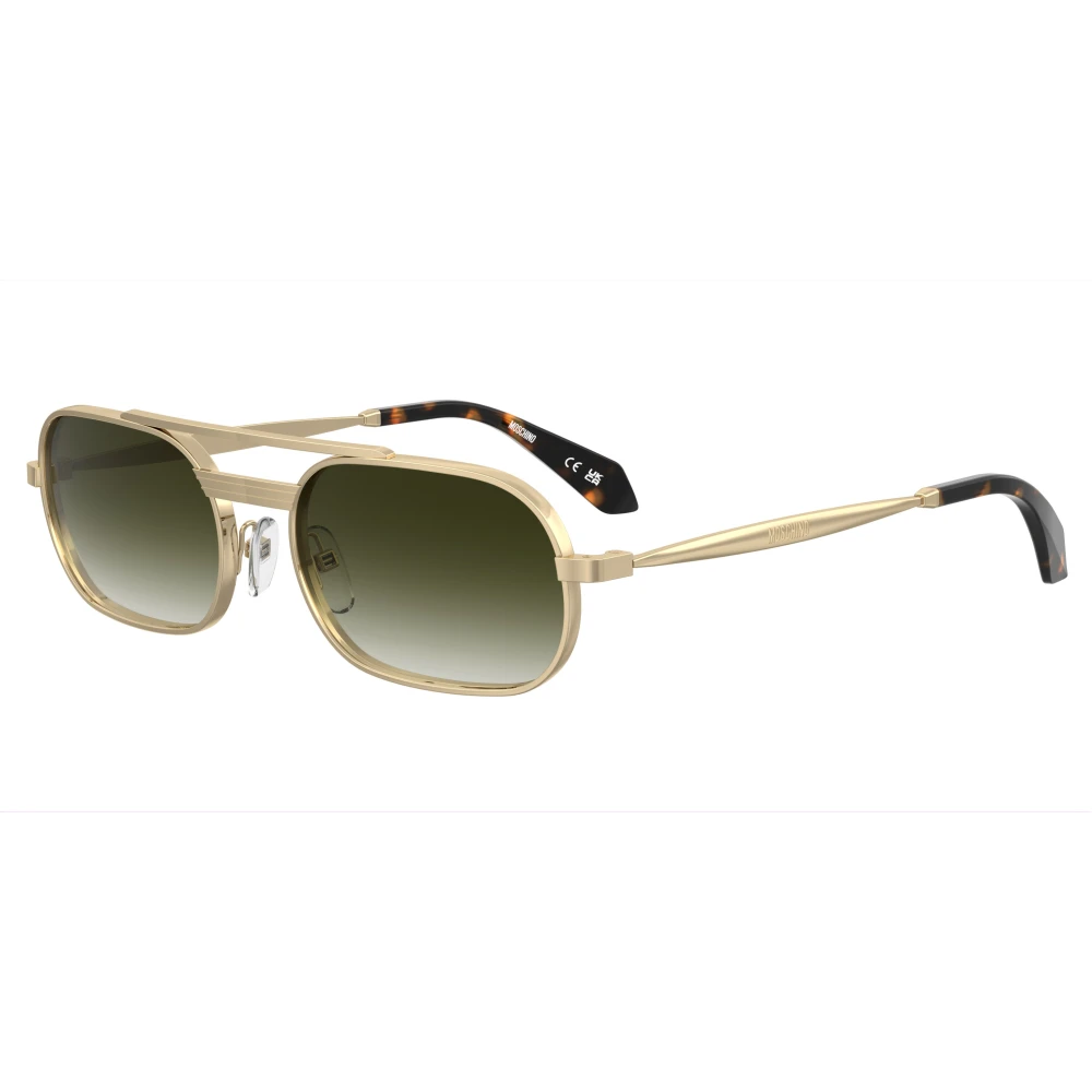Moschino Donna Giallo Occhiali Da Sole Oro Rosa Verde Sfumato