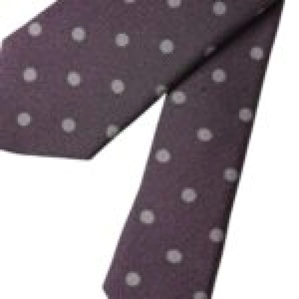 Dolce & Gabbana Polka Dot Verstelbare Heren Stropdas Purple Heren