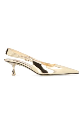 Amel Slingback-pumps i läder