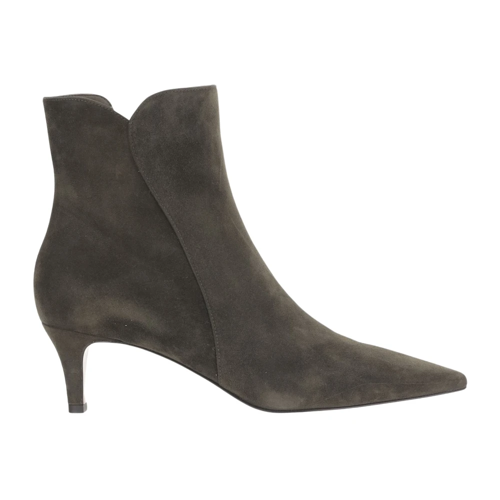 Gianvito Rossi Levy 55 Suède Enkellaarsjes