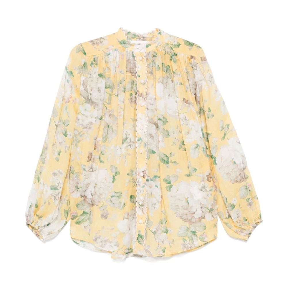Zimmermann Gele Bloemen Sweater Multicolor Dames
