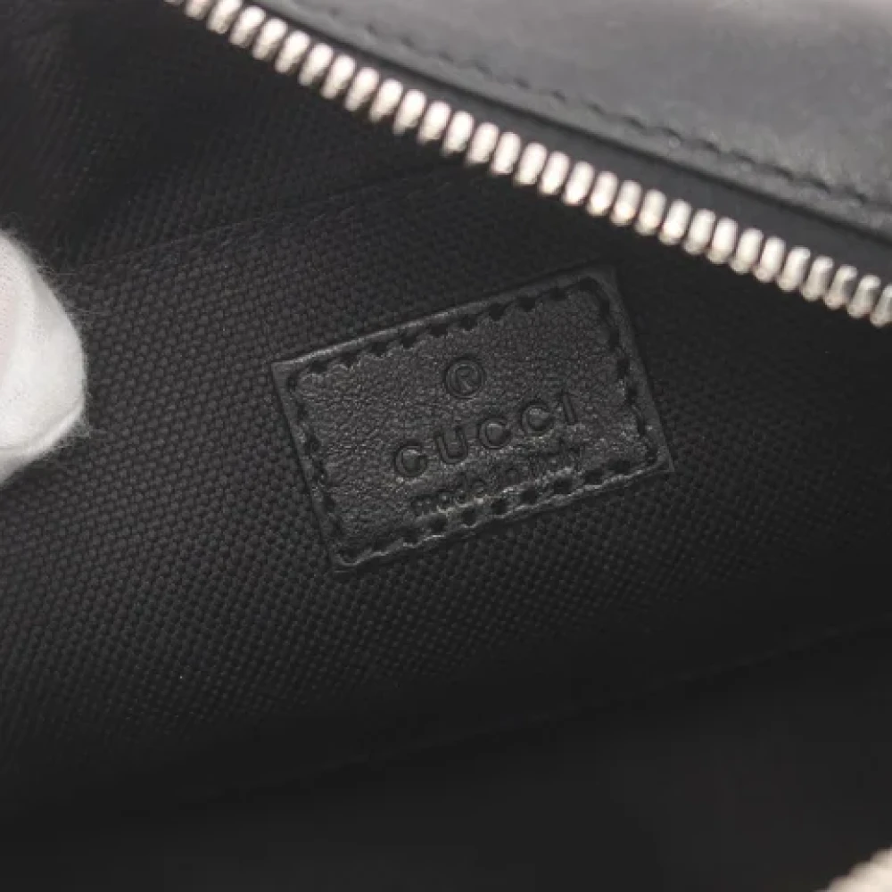 Gucci Vintage Pre-owned Leather shoulder-bags Black Dames