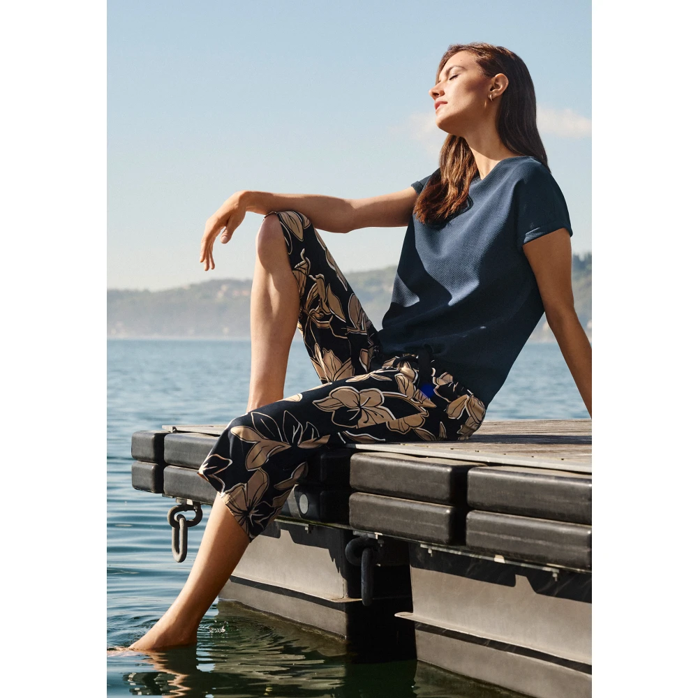 Betty Barclay Relaxed Fit Polka Dot Broek Multicolor Dames