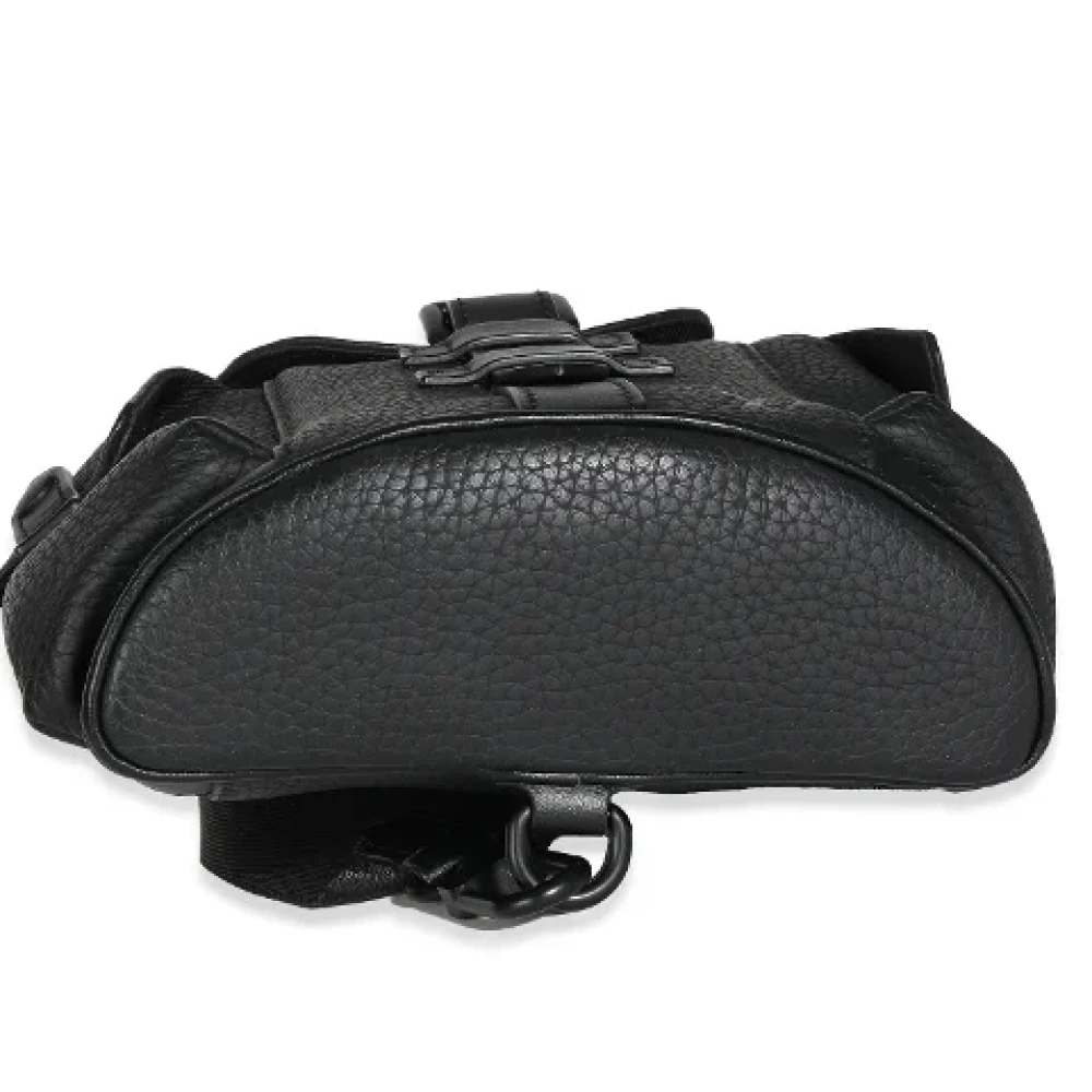 Louis Vuitton Vintage Pre-owned Leather crossbody-bags Black Dames