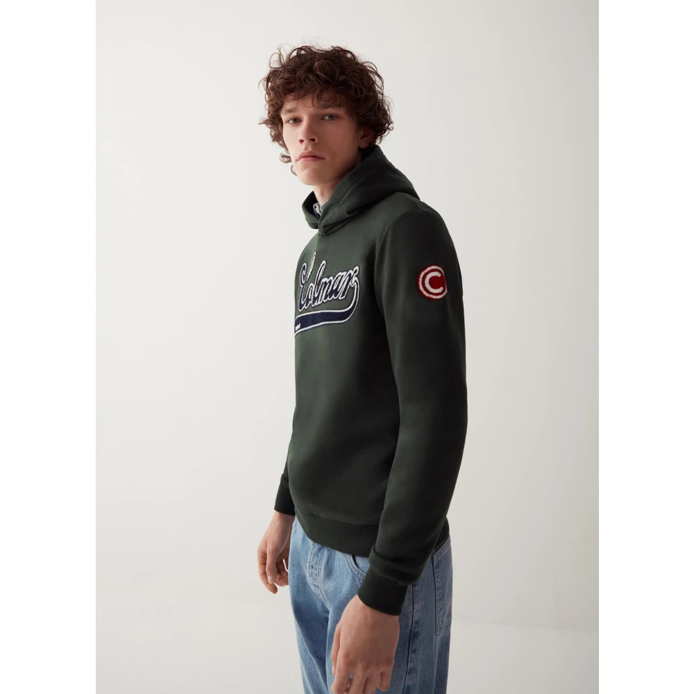 Colmar Stijlvolle Fleece Trui Green Heren