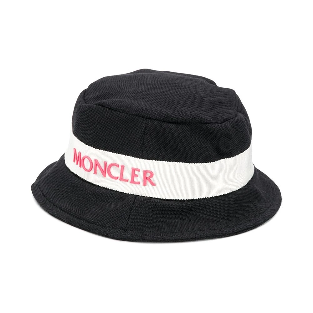 Moncler Unisex Kids Black Hats & Caps, 50 Cm, Cappello