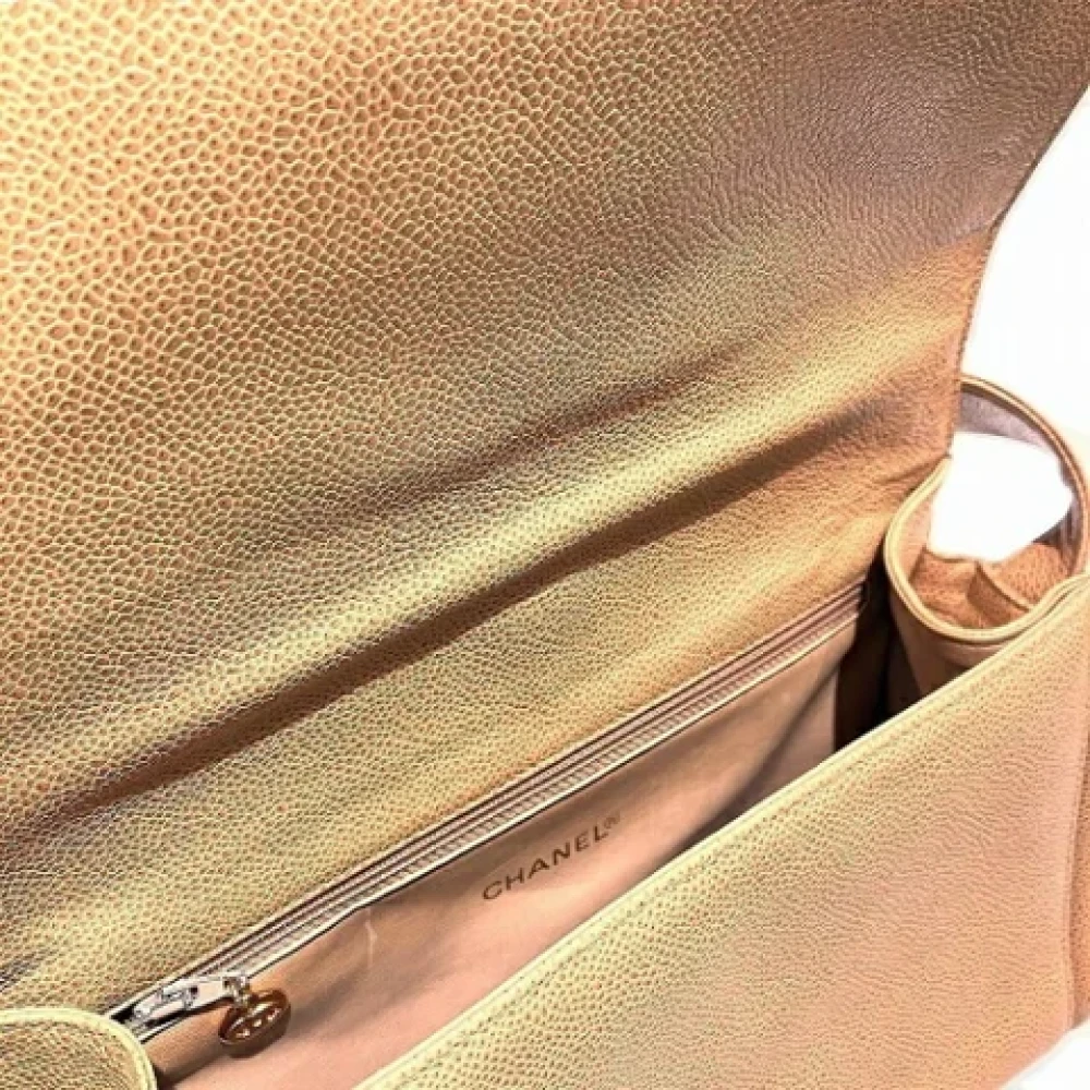 Chanel Vintage Pre-owned Leather chanel-bags Brown Dames