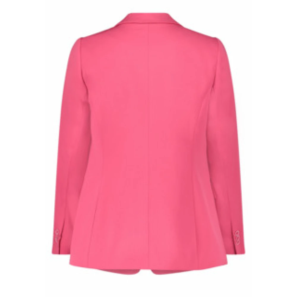 Betty & Co Blazer Lang Single-Breasted 1 1 Mouw 211_41843205_4198 Pink Dames