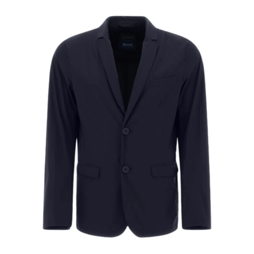 Herno Blauwe Stijlvolle Jas voor Mannen Blue Heren