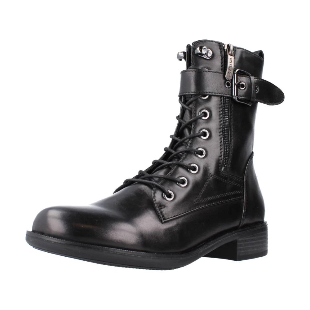 Regarde le Ciel Lace-up Boots Black Dames