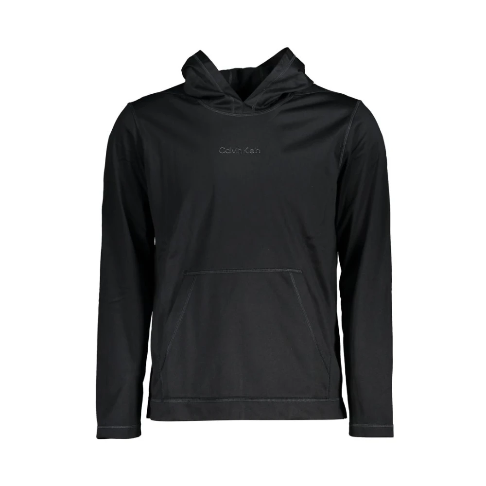 Calvin Klein Zwart sweatshirt met capuchon en logoprint Black Heren