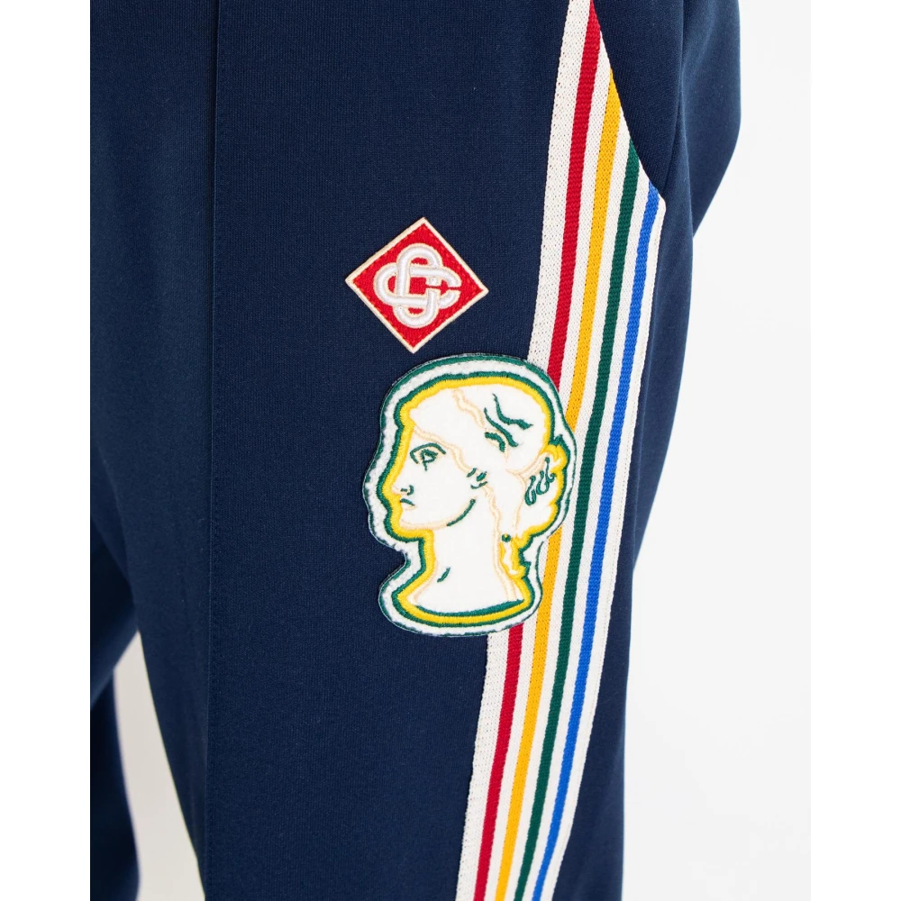 Casablanca Varsity Track Pants voor heren Blue Heren
