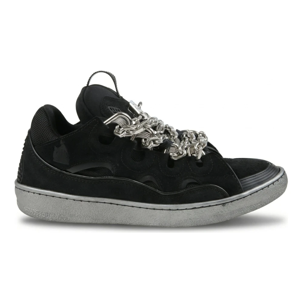 Lanvin Curb ID Chain Heren Schoenen Zwart