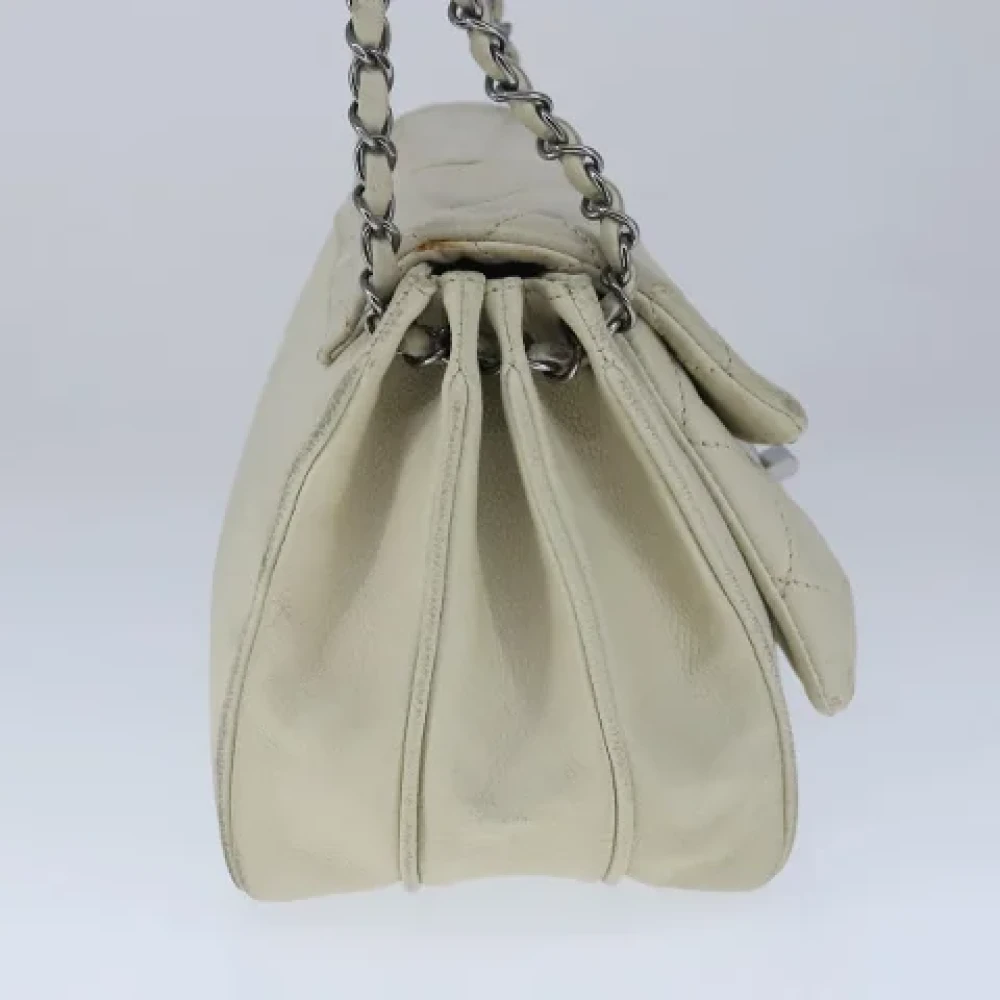 Chanel Vintage Pre-owned Leather chanel-bags White Dames