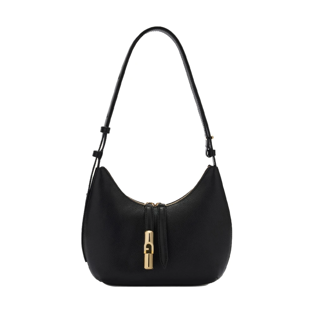Furla Women's Black Goccia Shoulder Bag - Shoulder Bags - One Size - Bags