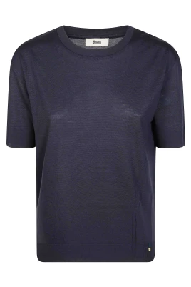 T-Shirt Con Bordi Continui