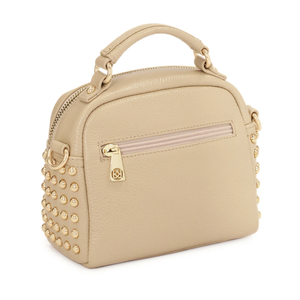 Kazar Kleine handtas met ronde noppen Beige Dames