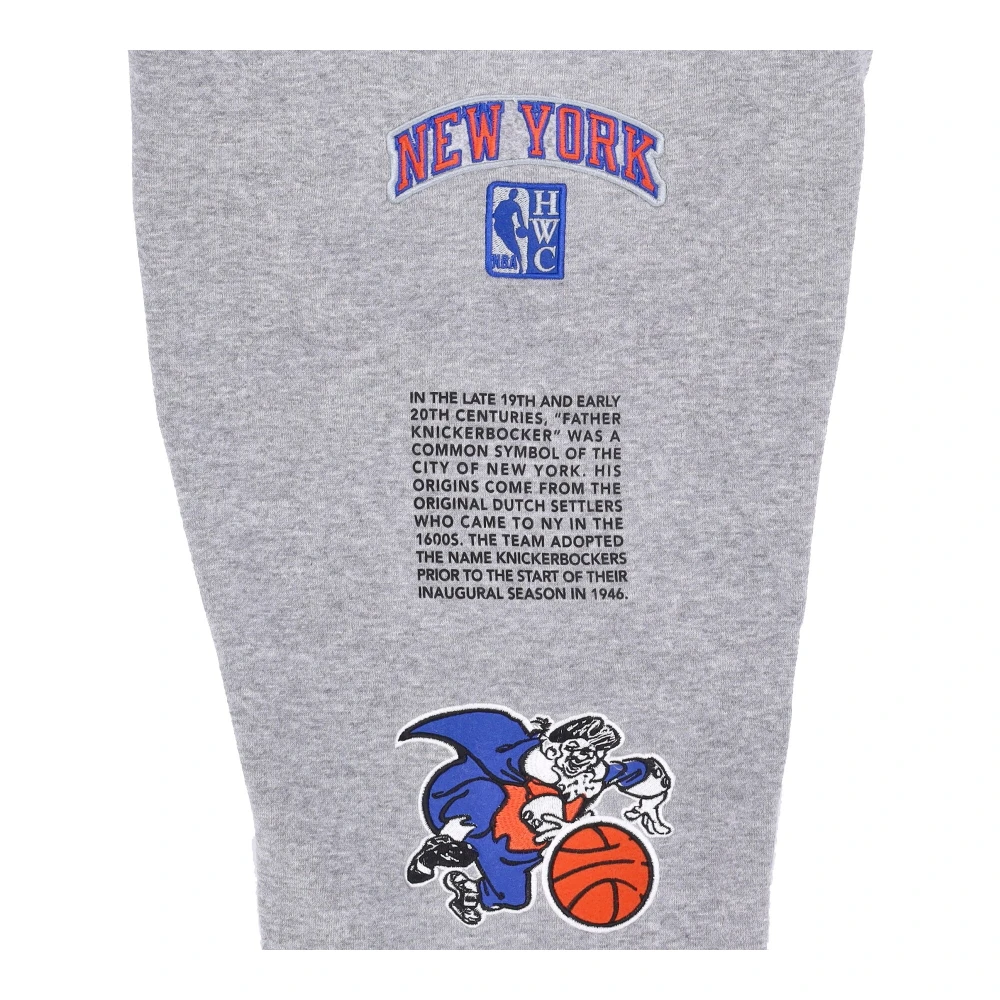 Mitchell & Ness NBA Team Origins Fleece Broek Gray Heren