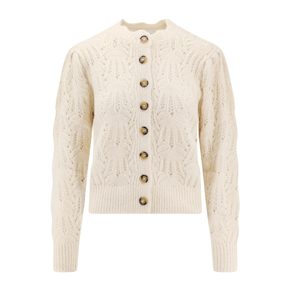 Marant Étoile Beige Tröja Med Knappstängning