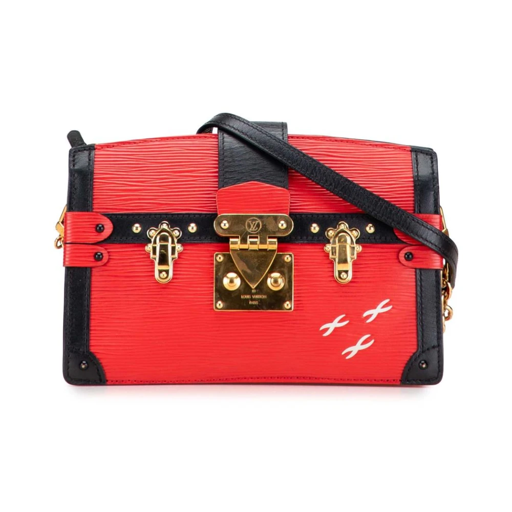 Louis Vuitton Vintage Women's Red Pre-Owned Box Clutch