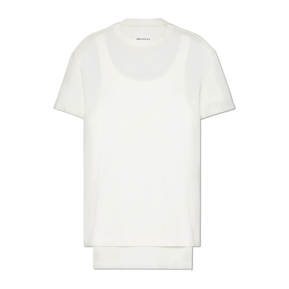 Maison Margiela White T-Shirts, Female, M, Cotton T-Shirt