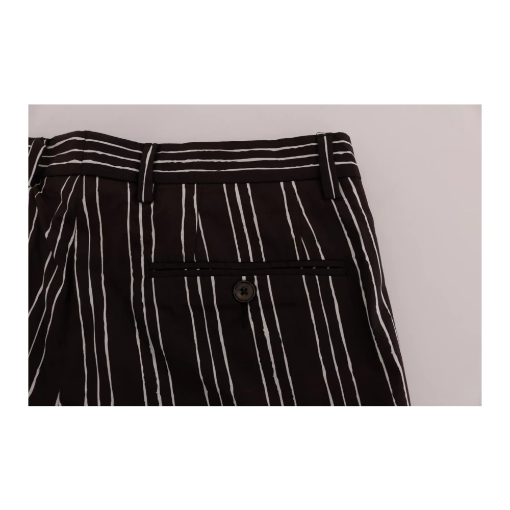 Dolce & Gabbana Gestreepte Hennep Casual Shorts Multicolor Heren