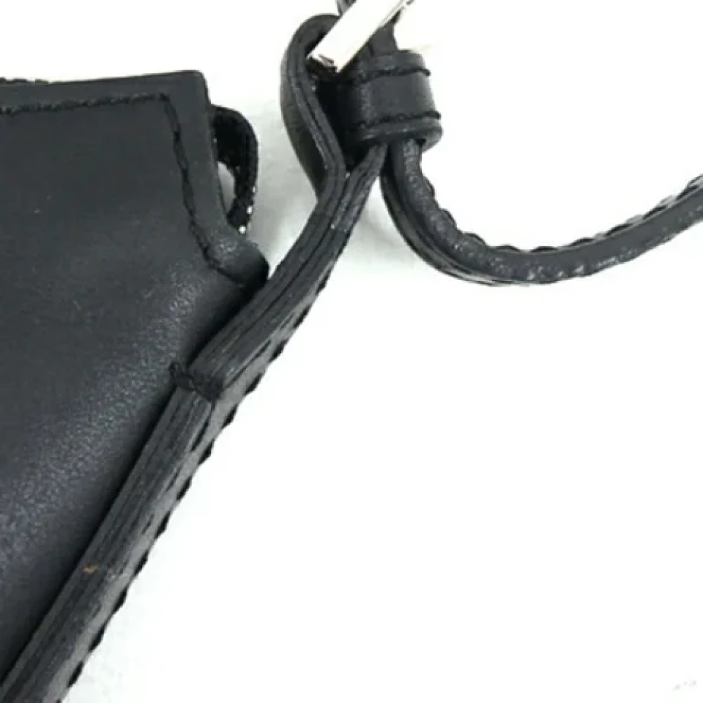 Burberry Vintage Pre-owned Leather shoulder-bags Black Dames