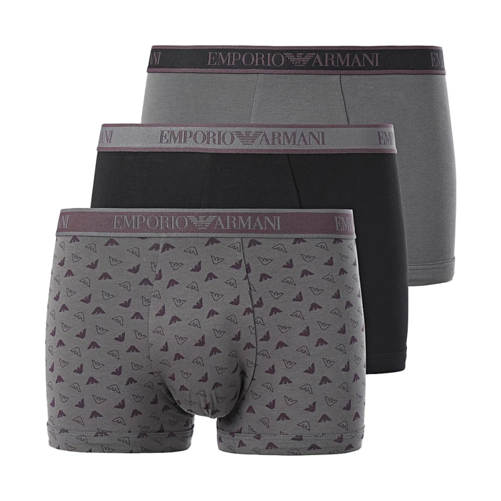 Emporio Armani Multicolor Katoenen Boxershort Set Multicolor Heren