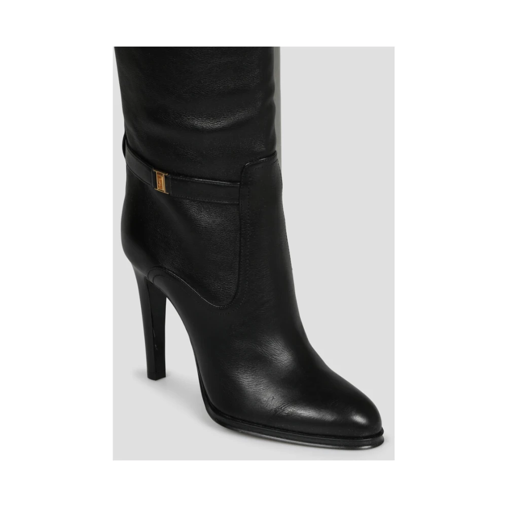 Saint Laurent Diane Laarzen Black Dames