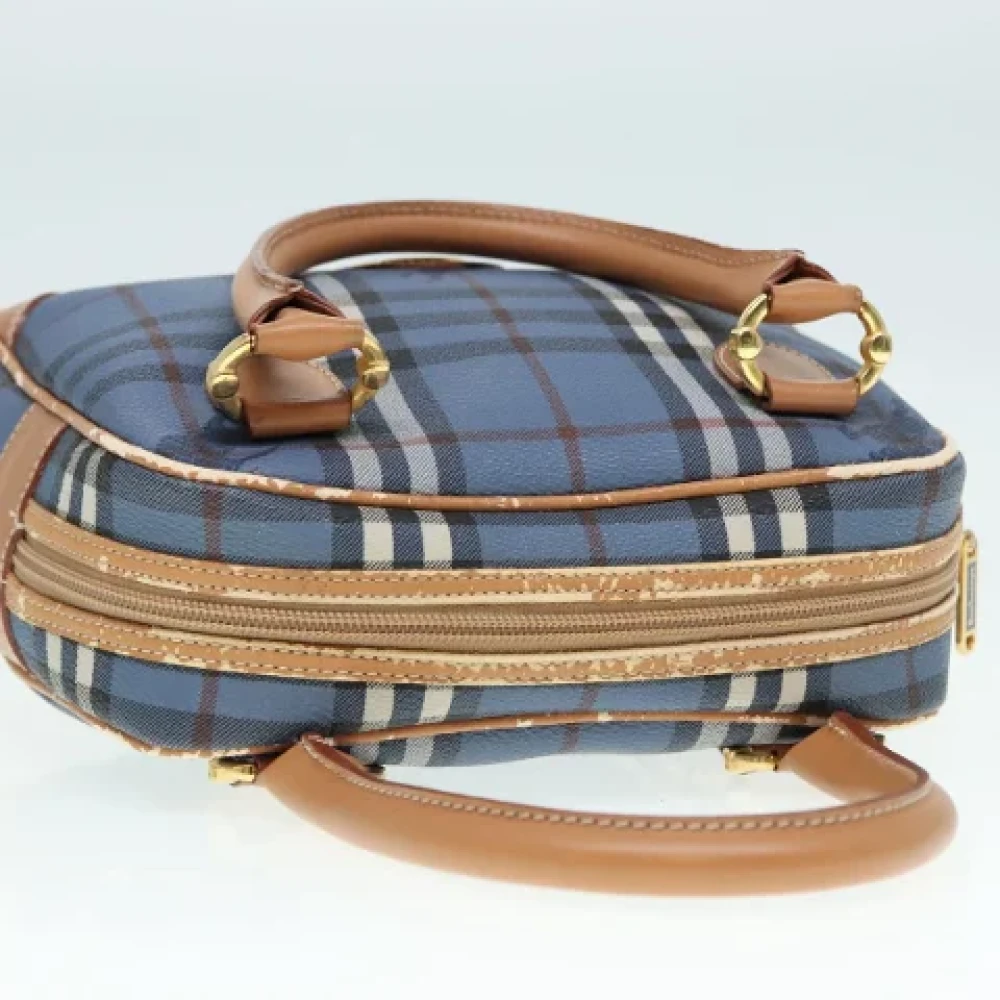 Burberry Vintage Pre-owned Leather handbags Blue Dames