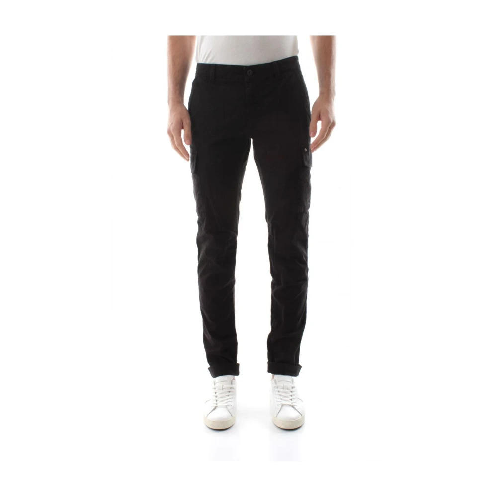 Mason's Svart Chile Cargo Trousers