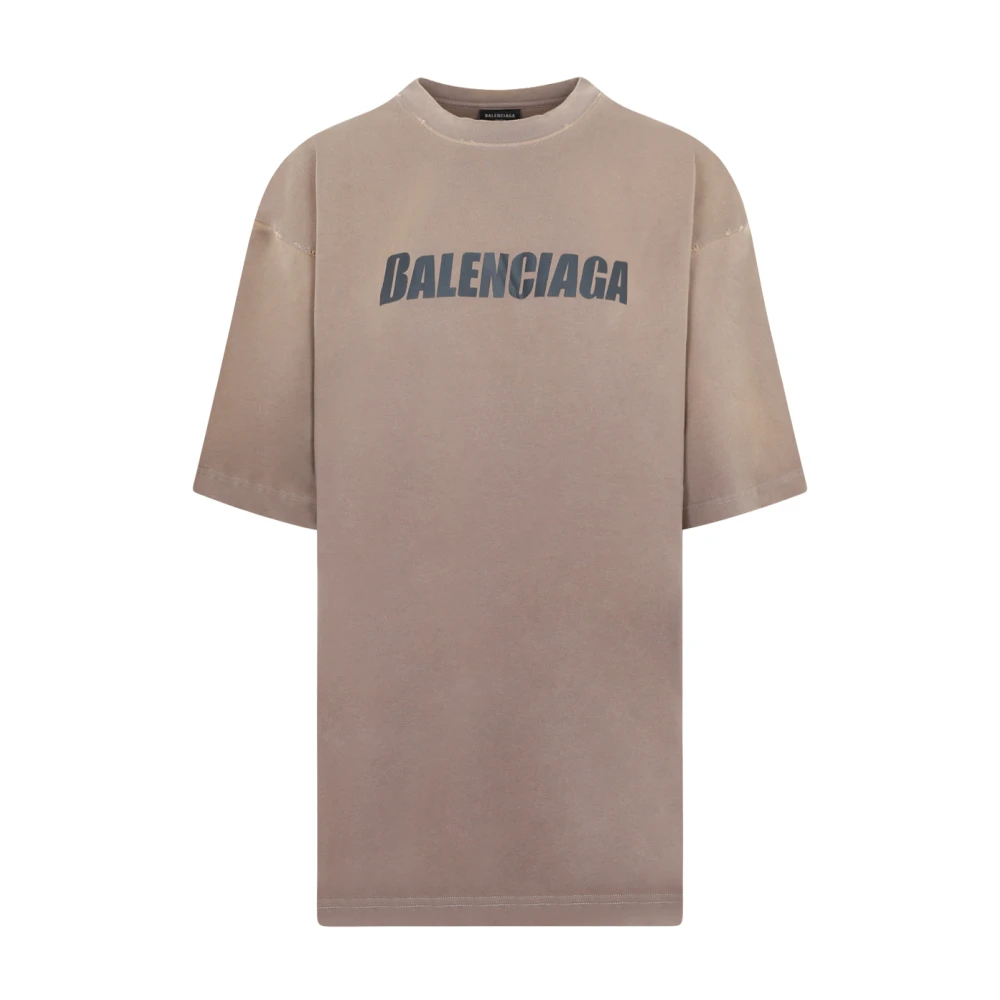 Balenciaga Groene Noos T-shirt Dameskleding Beige Dames