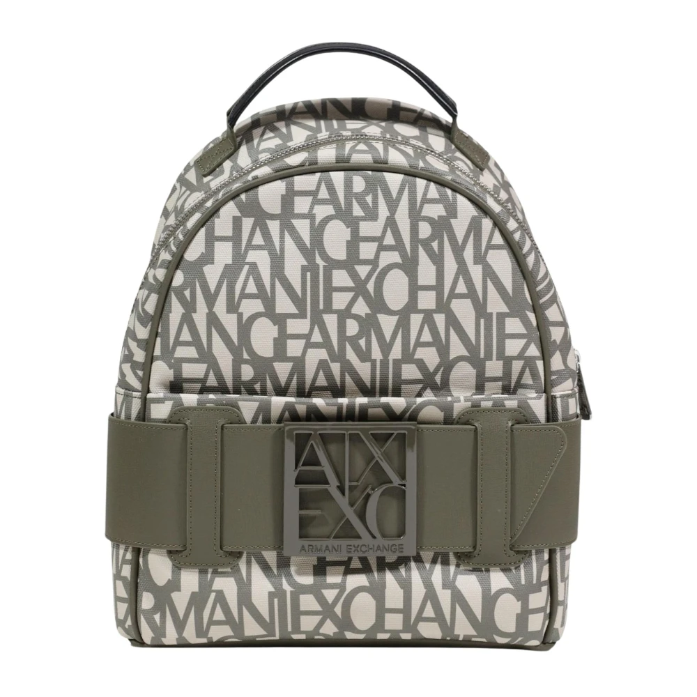 Armani Exchange Women's All-Over Logo Backpack