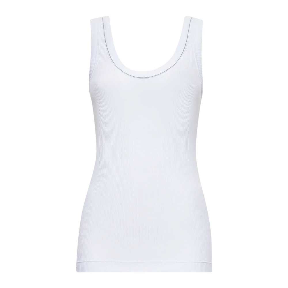 Tops > Sleeveless Tops - - Brunello Cucinelli - Modalova