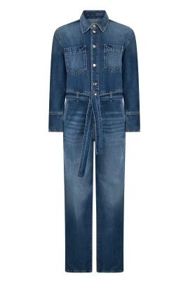 Lång Denim Jumpsuit