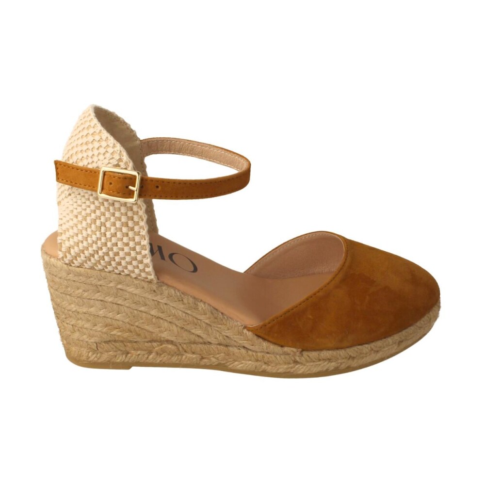 Espadrilles Compens es Camel pour Femmes Gaimo Sandales