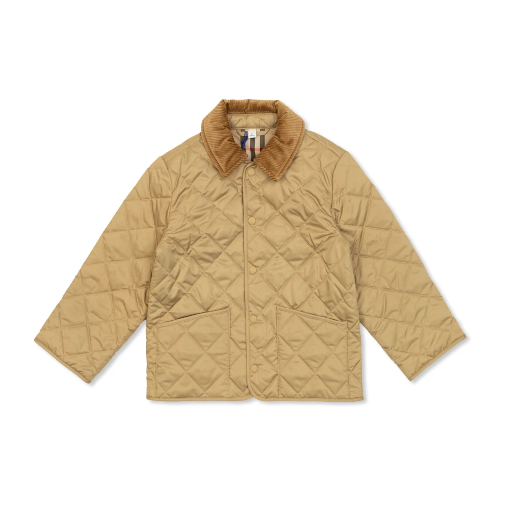 Burberry Unisex Beige Quilted Jacket