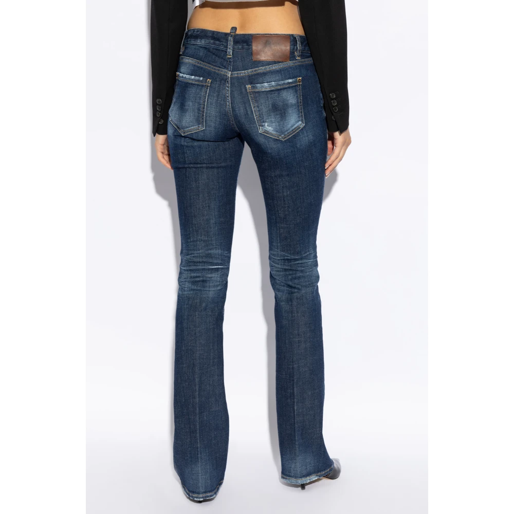 Dsquared2 Jeans Flare Blue Dames