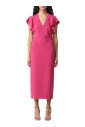 robe-midi-a-manches-volantees