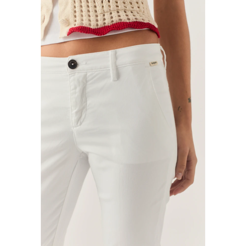 Roy Roger's Katoenen Broek White Dames