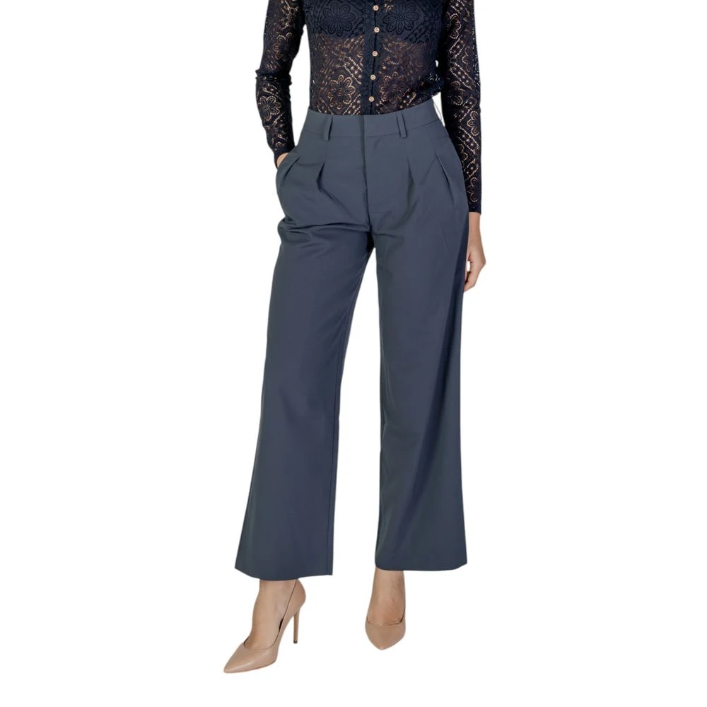 Calvin Klein Jeans Grijze Gerecyclede Polyester Dames Palace Broek Gray Dames
