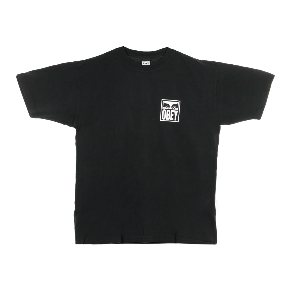 Obey Zwarte Eyes Icon T-shirt Black Heren