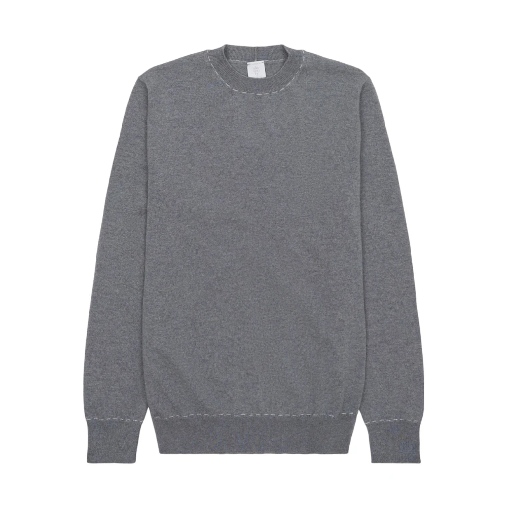 Eleventy Grå Rundhalsstickat