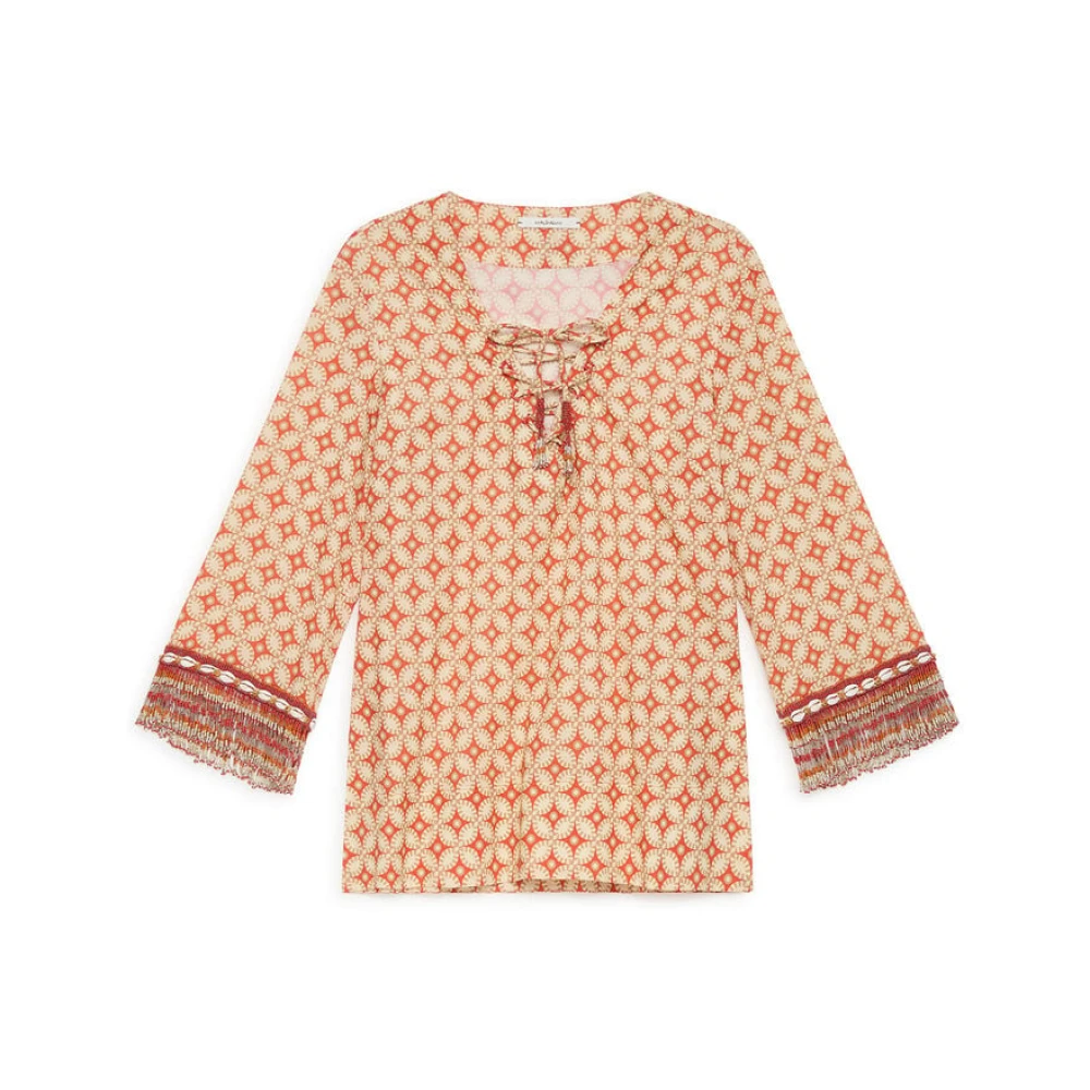 Maliparmi Donna Arancione Camicette Xl, New,